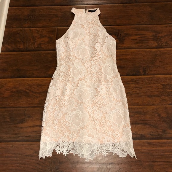Forever 21 Dresses & Skirts - Forever 21 high neck crochet lace dress